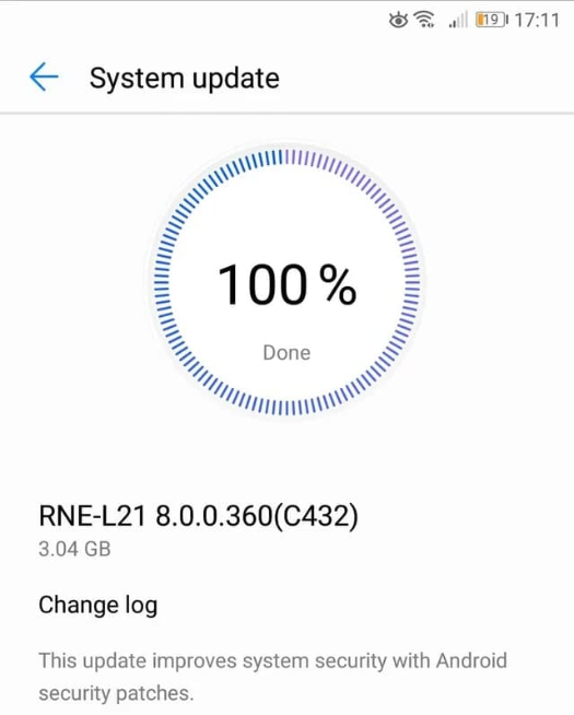 Huawei Mate 10 Lite update